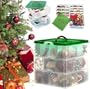 Snapware 60621 Snap-N-Stack 3-Layer Ornament Box with Dividers