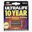 9V Lithium Size Battery Ultra Life U9VLFP