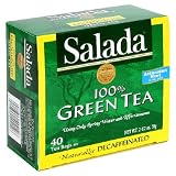 Salada, Tea Green Decaf, 40-Bag (6 Pack)
