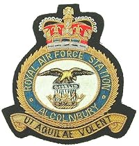 RAF Royal Air Force Alcolnbury Blazer Badge