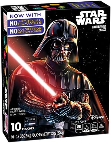 Betty Crocker Fruit Snacks Fruit Flavored Snacks, Star Wars, 10 Count, 10 Pack