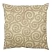 Home Snail Suede Quilt Toss Pillow - Green/Brown (20x20")