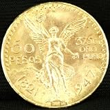50 Mexican Pesos Coin - 37.5 grams Puro Oro 1.2 ounces of Gold