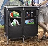 Guide GearĀ® Camp Bar Cupboard / Cooler Black