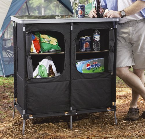 Guide Gear Camp Bar Cupboard / Cooler Black