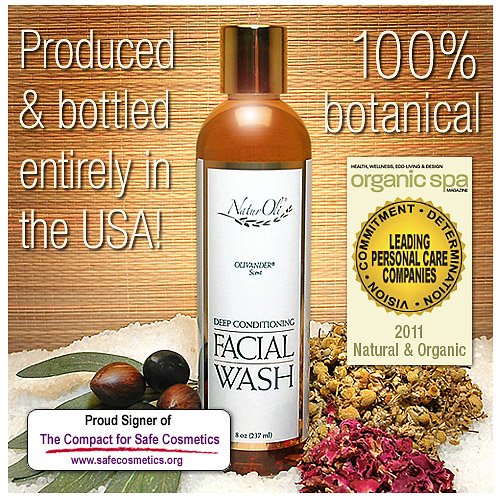 NaturOli Deep Conditioning Facial Wash - 8 oz. Cleanse and condition in one step. Leaves face wonderfully soft and silky smooth! - - Sulfate free! Gluten free! - Made in USA!
