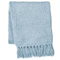 Home Textured Throw - Blue (50x60")