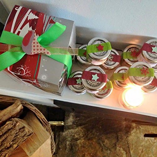 12 Christmas Candles, Advent Candles, Mini Jar Candles, 12 Days of Christmas, soy wax Jar Candles, advent calender, Christmas Decoration