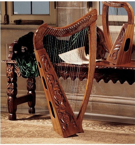 Celtic Rosewood Heather Harp