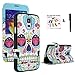 The Little Penguin Colorful Fashion Window Stand Case with Magnetic Closure for Samsung Galaxy S5 (Colorfull Skull)