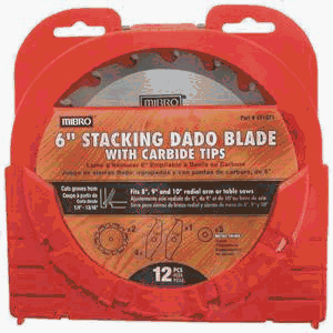 Mibro 491071 6-Inch Stacking Dado Blade by Mibro