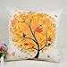 Onker Cotton Linen Square Decorative Throw Pillow Case Cushion Cover 18