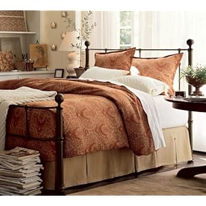 Iron Bed Furniture Queen Pottery Barn Mendocino Iron Bed