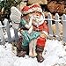 Miniature Garden Fairy Adeline and Santa