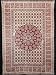 Red Circle & Flowers Indian Tapestry - Mandala Wall Hanging for Dorms