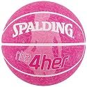 Spalding NBA 4 Her Outdoor Basketball, Size 7 (Pink)