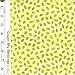 RJR quilt fabric Count My Blessings 45 wide pattern 7149 yellow with small green leaves 100% cotton - HALF YARD