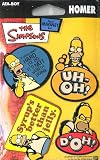 Simpsons Homer Simpson Quotes Four Piece Collector Magnet Set
