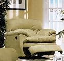 Swivel Rocker Recliner Chair Sage Microfiber
