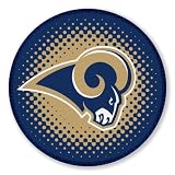 NFL St. Louis Rams 22.5-Inch Round Bath Rug