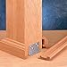 L-Bracket Post Fasteners, Oak