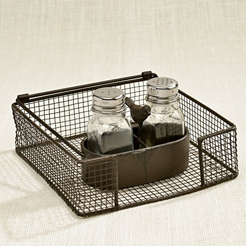 Napkin Holder with Bird Salt and Pepper Design