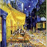 DiyOilPaintings Paintworks Paint By Number 20"x16", the Cafe Terrace, Cafe Terrace At Night, Origin Paintings By Van Gogh