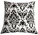Emilie Pillow, 18x18, BLACK WHITE