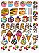 Birthday Window Clings Decals Decorations Kit