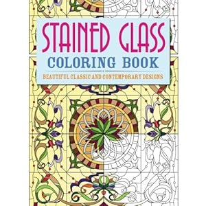 Stained Glass Coloring Book: Beautiful Classic and Contemporary Designs (Chartwell Coloring Books)