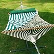 13 ft. Cotton Rope Hammock w Pad & Pillow Set