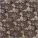 Designer Metallic Brocade Floral Charcoal