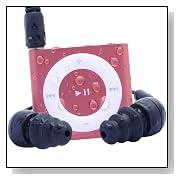 Waterfi 100% Waterproof iPod Shuffle Swim Kit with Dual Layer Waterproof/Shockproof Protection (Pink)