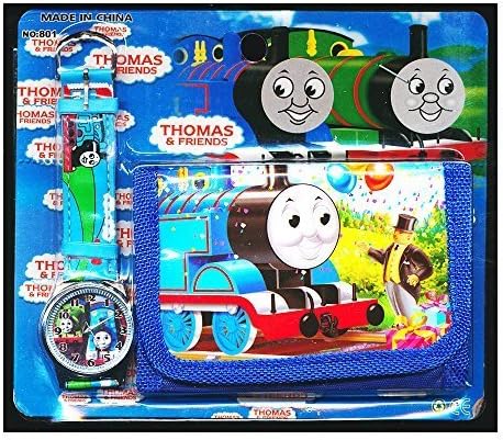 Thomas Tank Engine Children's Watch Wallet Set For Kids Children Boys Girls Great Christmas Gift Gifts Present - Sold by Happy Bargains Ltd by Happy Bargains LTD