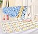 BEIBEIYING Double-sided Flannel Urine Pad Towel Waterproof Breathable Absorbent Bamboo Fiber Mat,Cars Large (70102 cm/27.6