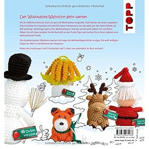 Wollowbies - Häkelminis feiern Weihnachten: Mit 5 Labels und 5 Knöpfen für Ihre Botscha