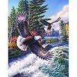 MINI White Water 100pc 7x9 Inch Jigsaw Puzzle by James