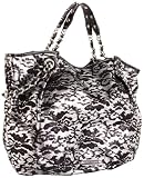 Betsey Johnson BH51605 Tote, Silver, One Size - Womens Shoes