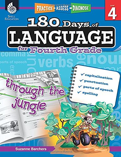180 Days of Language for Fourth Grade (Practice, Assess, Diagnose)