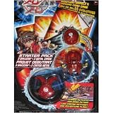 Bakugan Battle Brawlers Starter Pack Red ~ Translucent Mystery Marble, Preyas, Falconeer