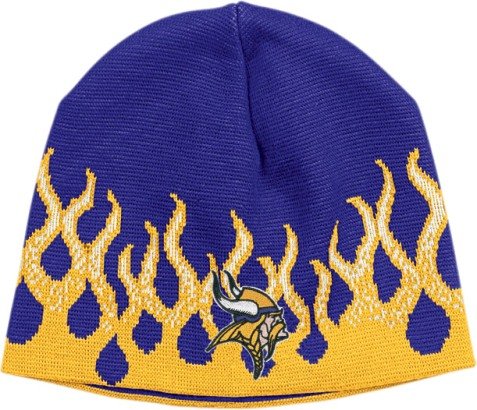 Minnesota Vikings Reebok NFL Flame Cuffless Knit Cap