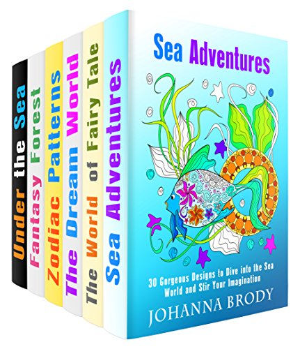 Adventure Land (6 in 1): Unique Stress-Relieving Designs Depicting the Most Creative Adventures (Relaxation & Meditation)