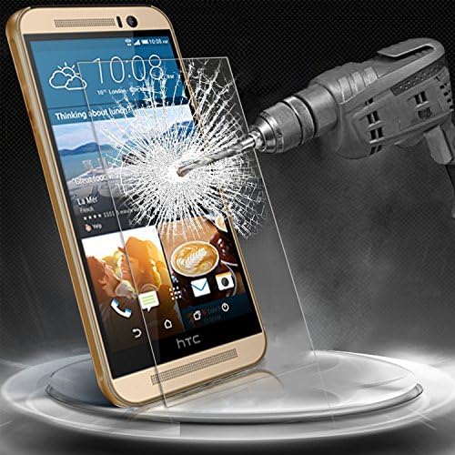 HTC ONE M9 Tempered Glass Screen Protector Film Guard,For HTC Health(TM)HD Clear Anti-Scratch Anti-Fingerprint Waterproof Glass Lens Glass Screen Screen Protector Film