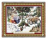 Twelve Days of Christmas Throw - 70 x 53 Blanket/Throw