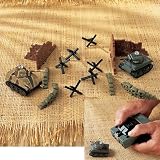 Combat De Chars/Tanks Telecommande Infrarouge 2 Joueurs US Sherman et Panther
