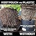 Root Pouch Grow Bag, 15 Gallon with Handle, 3-4 Year (Bundle of 10)