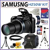 Samsung HZ50W 14mp Wide Angle Lens Digital Camera with 26x Optical Zoom and 3-inch LCD Screen + 8GB Deluxe Accessory Kit