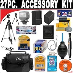27 Pc Ultimate Deluxe Db Roth Accessory Kit for the Canon ZR850 1mp Minidv Camcorder Canon ZR800 MiniDV Camcorder Canon ZR830 MiniDV Camcorder + BONUS Gift = Waterproof Camera = Great For Kids 