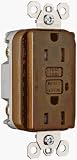 Pass & Seymour #1595TRCC4 15A Brown GFCI Receptacle