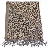 Reversible Leopard Print Shawl and Scarf - Only of its kind leopard print shawl